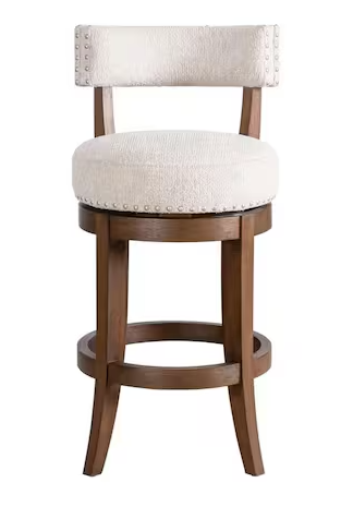26" swivel counter stool-brown