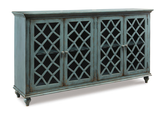 Ashley Mirimyn 4 Lattice Design Door Accent Cabinet