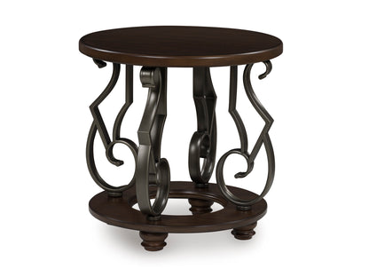 Frallyn Round End Table