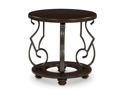 Frallyn Round End Table