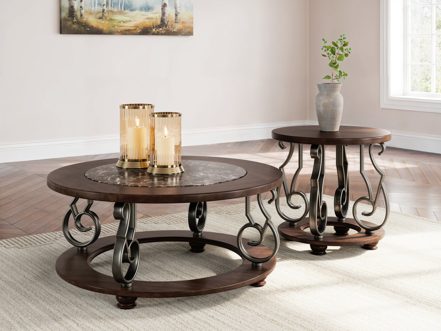 Frallyn Round End Table