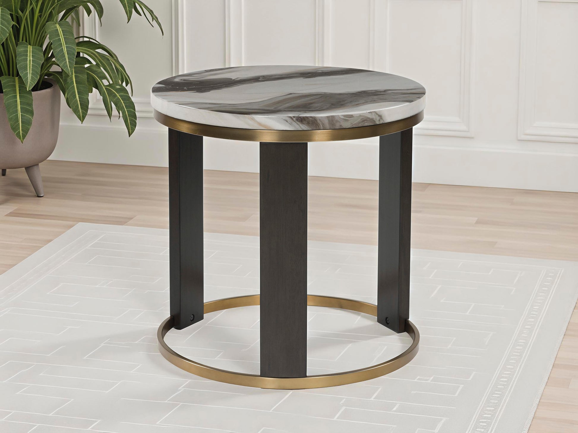 Jazmore Round End Table