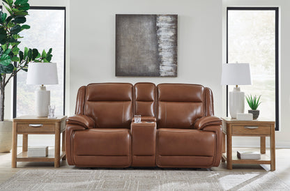 Healy Pier Power Reclining Console Loveseat