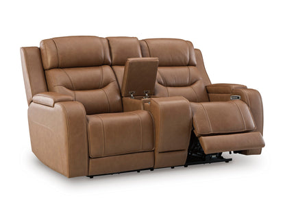 Dreamer Power Reclining Console Loveseat with Audio Seating