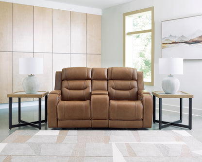 Dreamer Power Reclining Console Loveseat with Audio Seating
