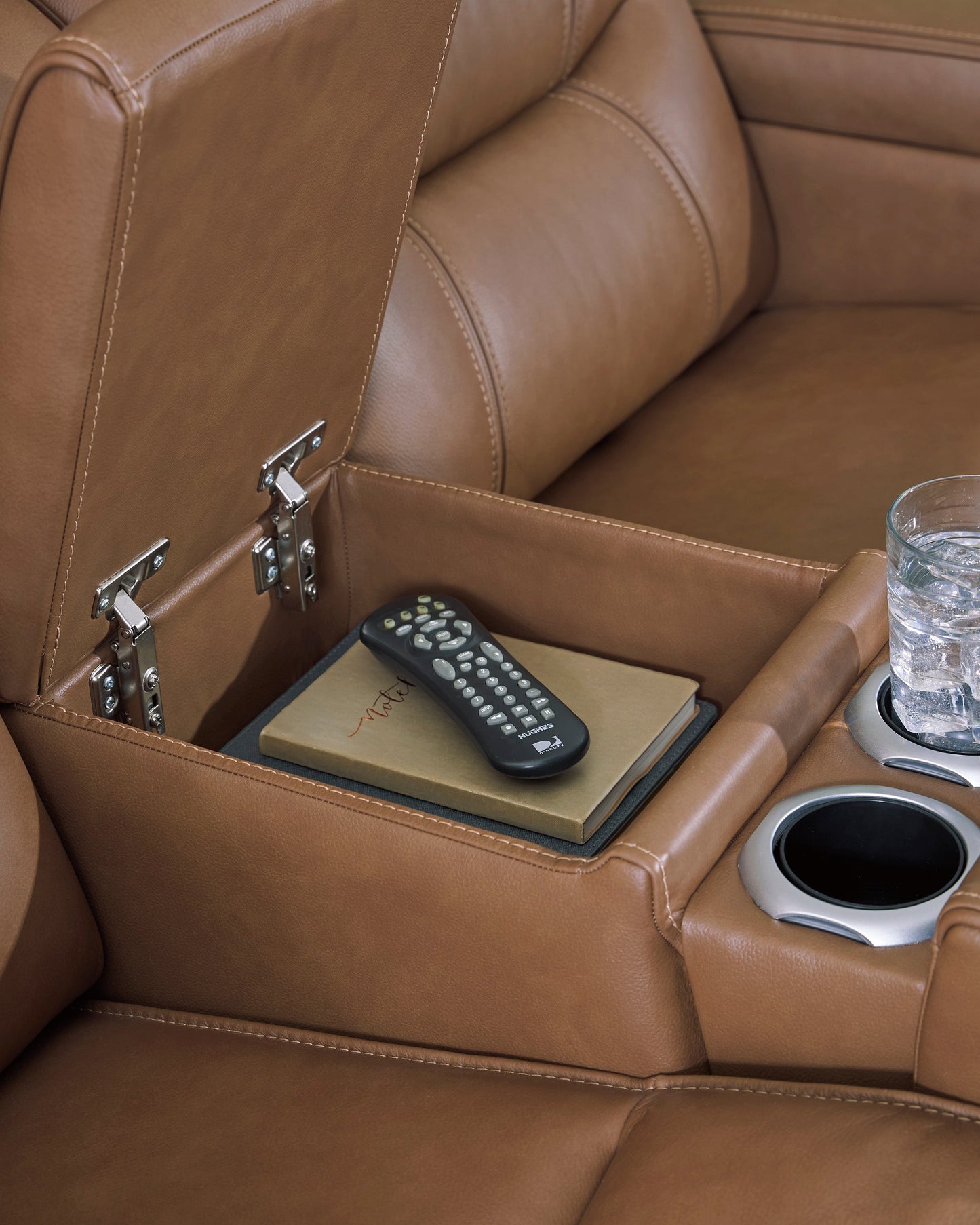 Dreamer Power Reclining Console Loveseat with Audio Seating