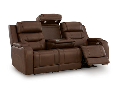 Dreamer Power Reclining Sofa with Audio Seating and Drop-Down Table