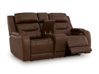 Dreamer Power Reclining Console Loveseat with Audio Seating