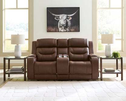 Dreamer Power Reclining Console Loveseat with Audio Seating