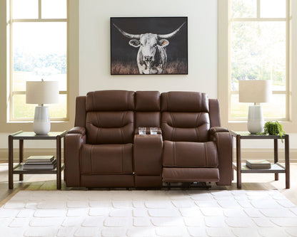 Dreamer Power Reclining Console Loveseat with Audio Seating