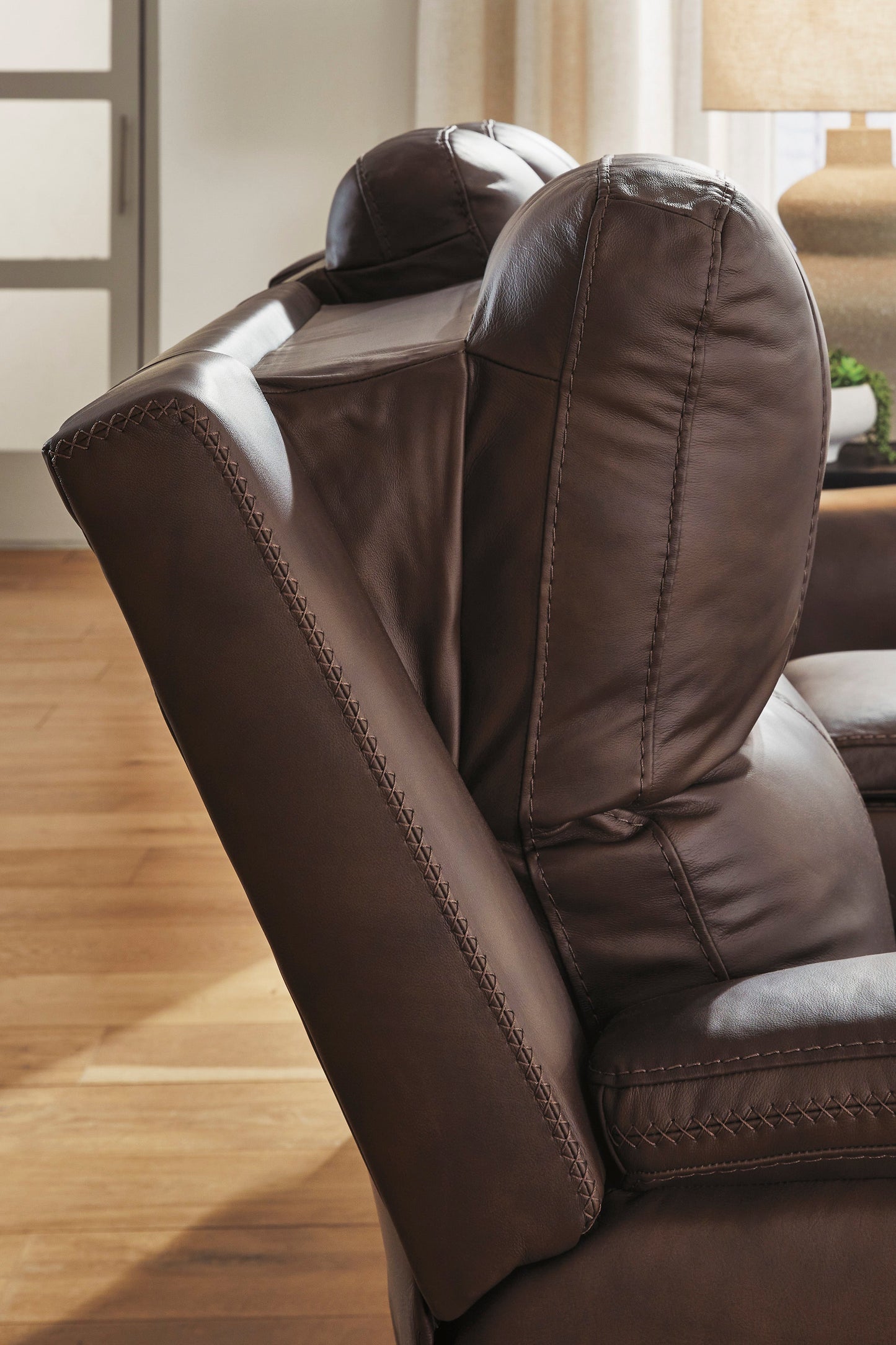 Beryton Power Reclining Sofa with Adjustable Headrest