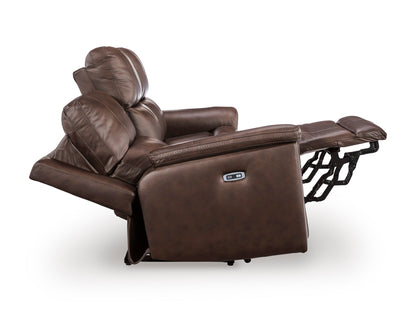 Beryton Power Reclining Sofa with Adjustable Headrest