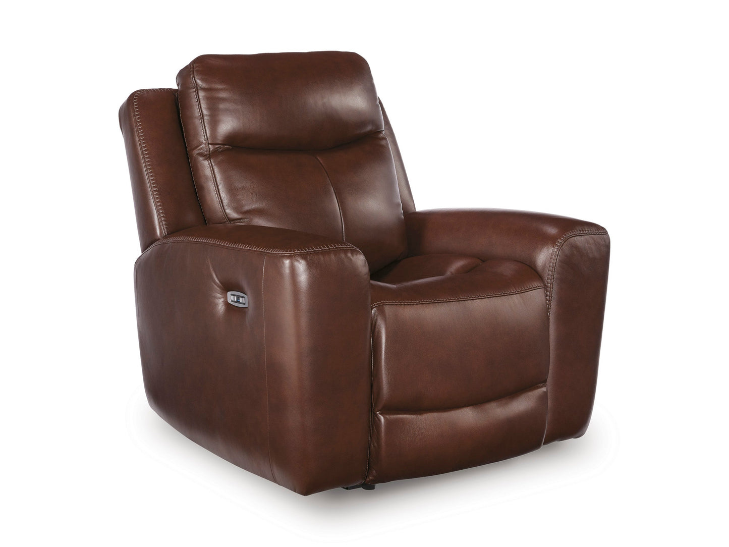 Momentum Moves Leather Power Recliner with Adjustable Headrest