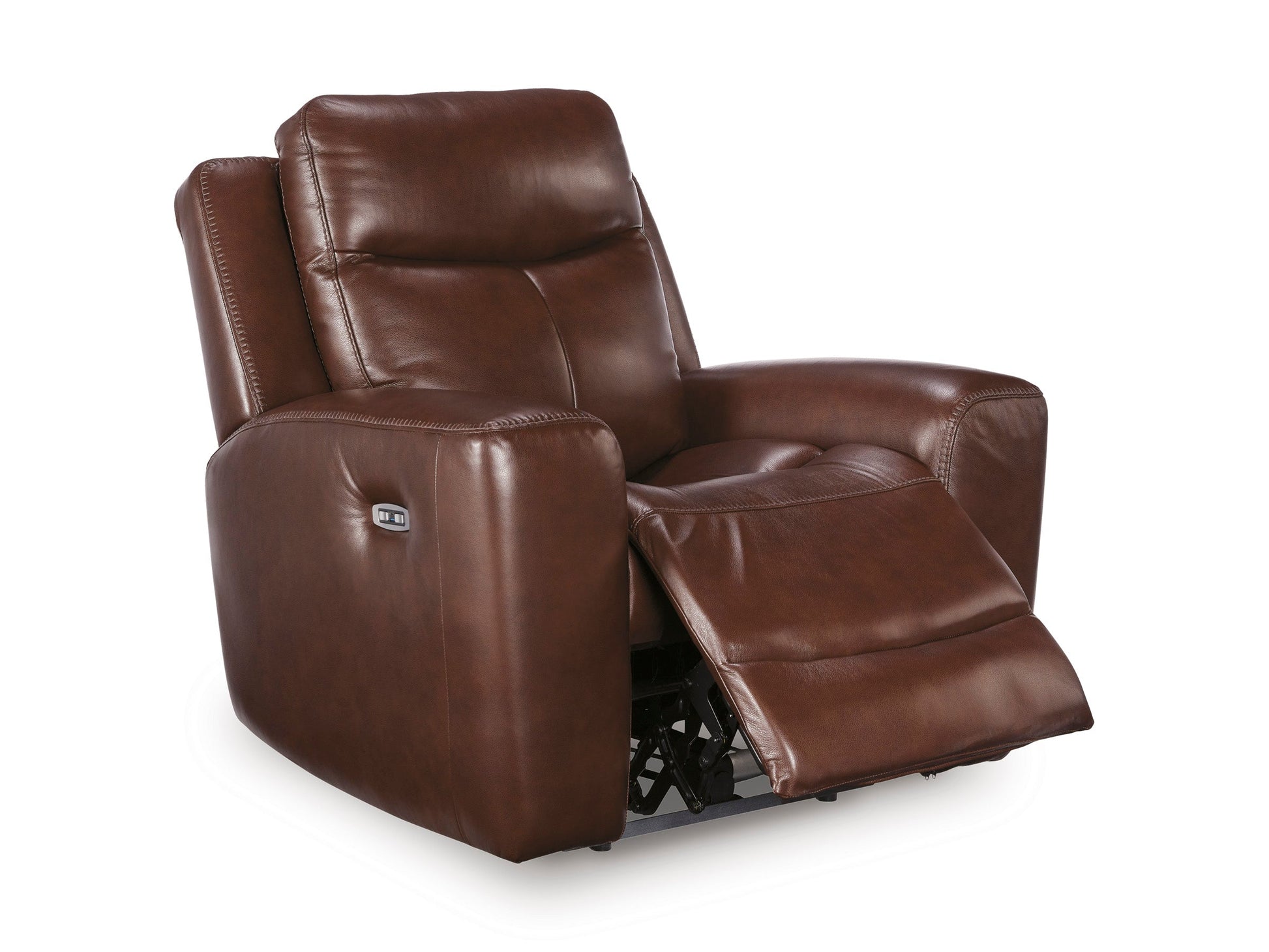 Momentum Moves Leather Power Recliner with Adjustable Headrest