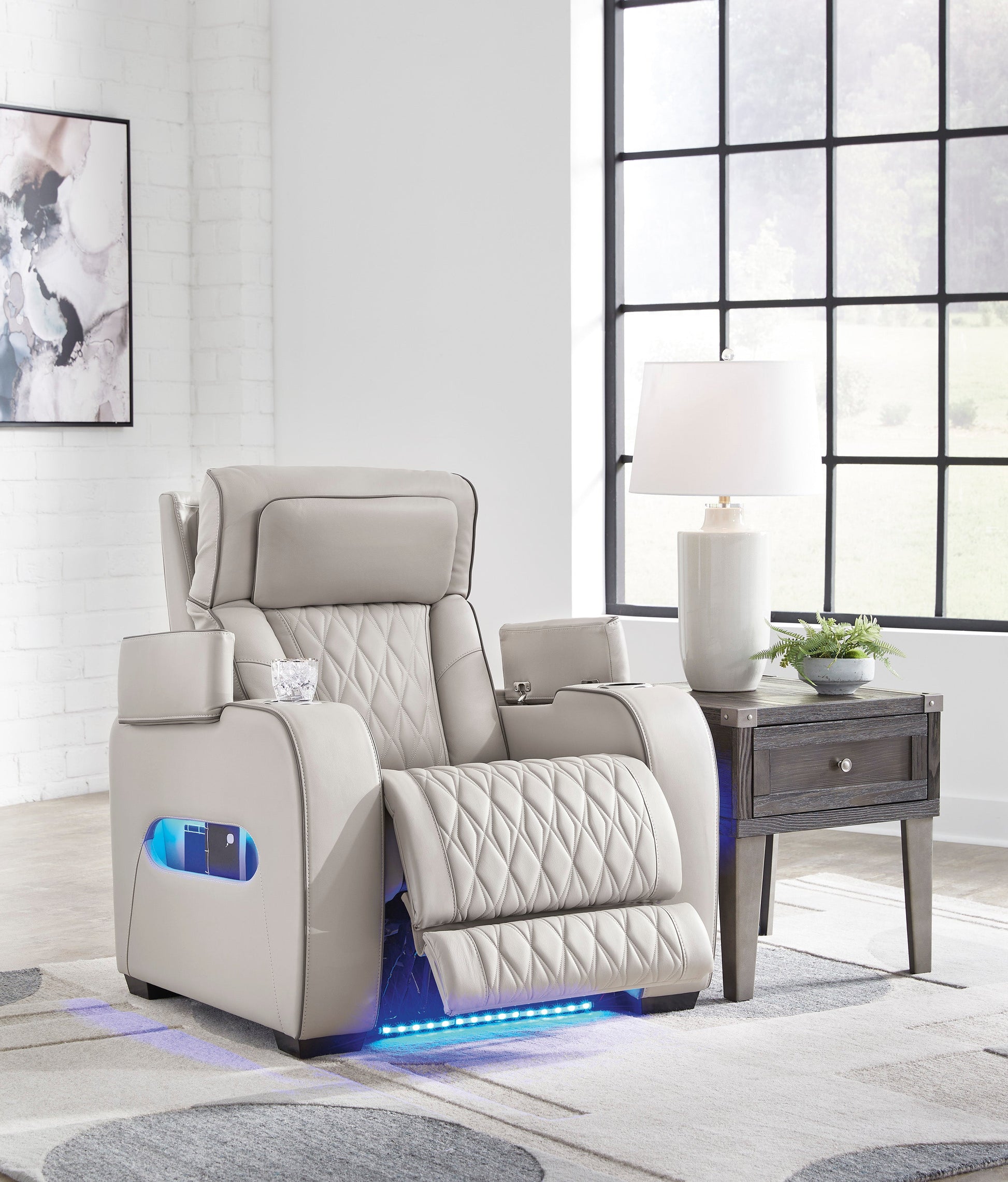 Boyington Power Recliner with Adjustable Headrest