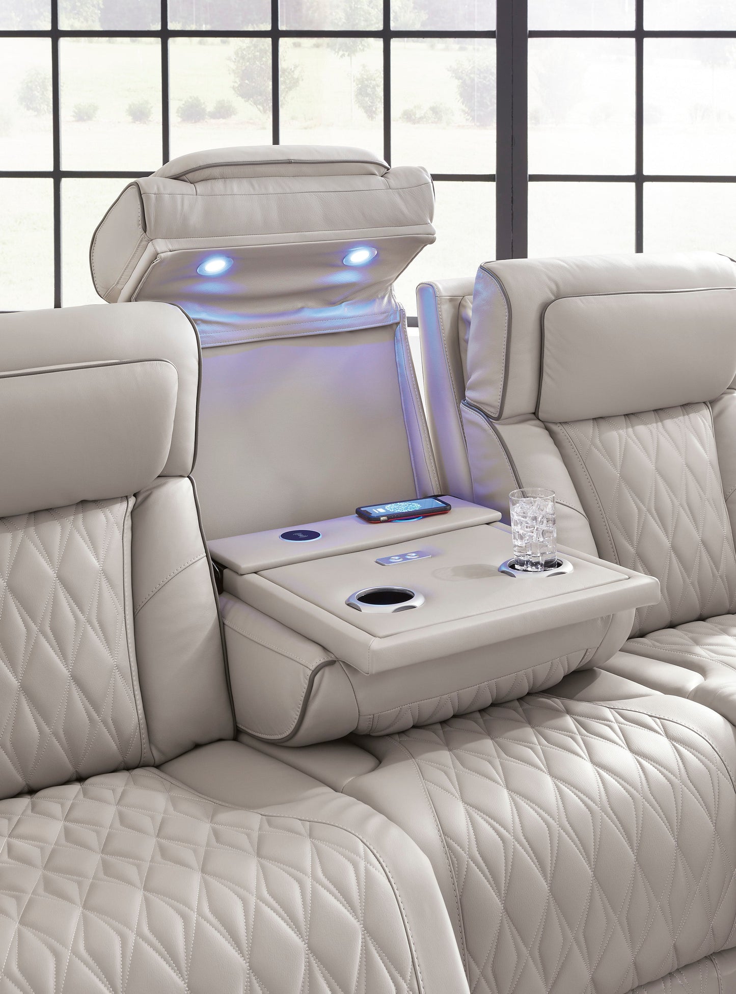 Boyington Power Reclining Sofa with Adjustable Headrest