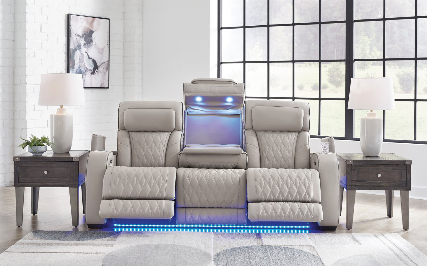 Boyington Power Reclining Sofa with Adjustable Headrest