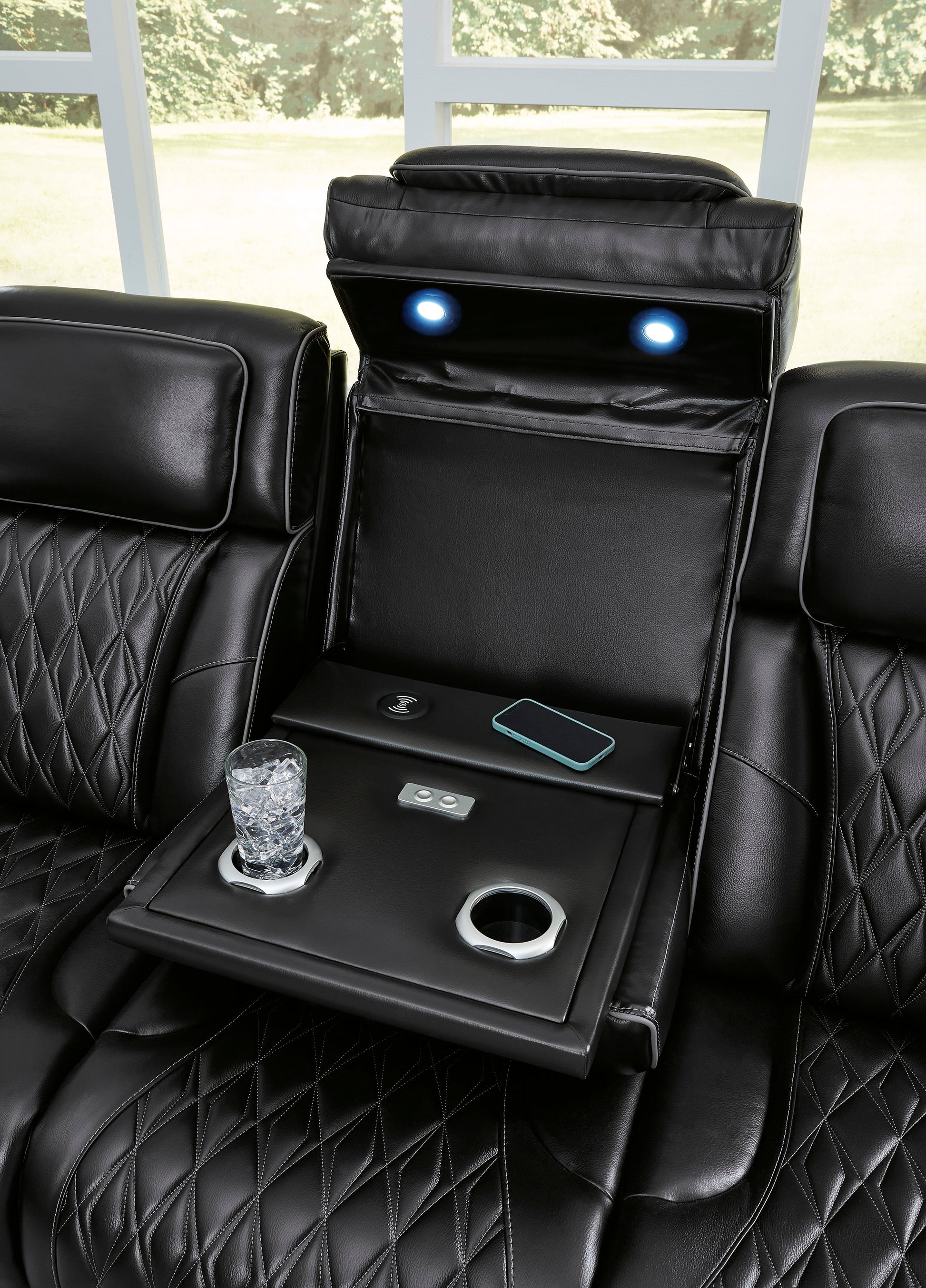 Boyington Power Reclining Sofa with Adjustable Headrest