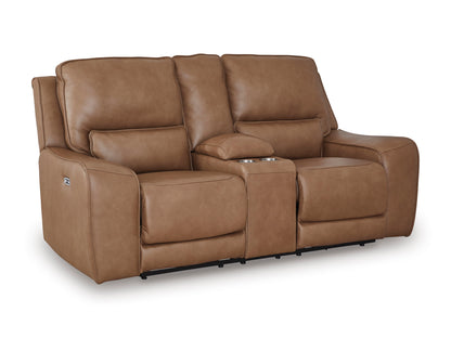 Silverbrooke Power Reclining Console Loveseat
