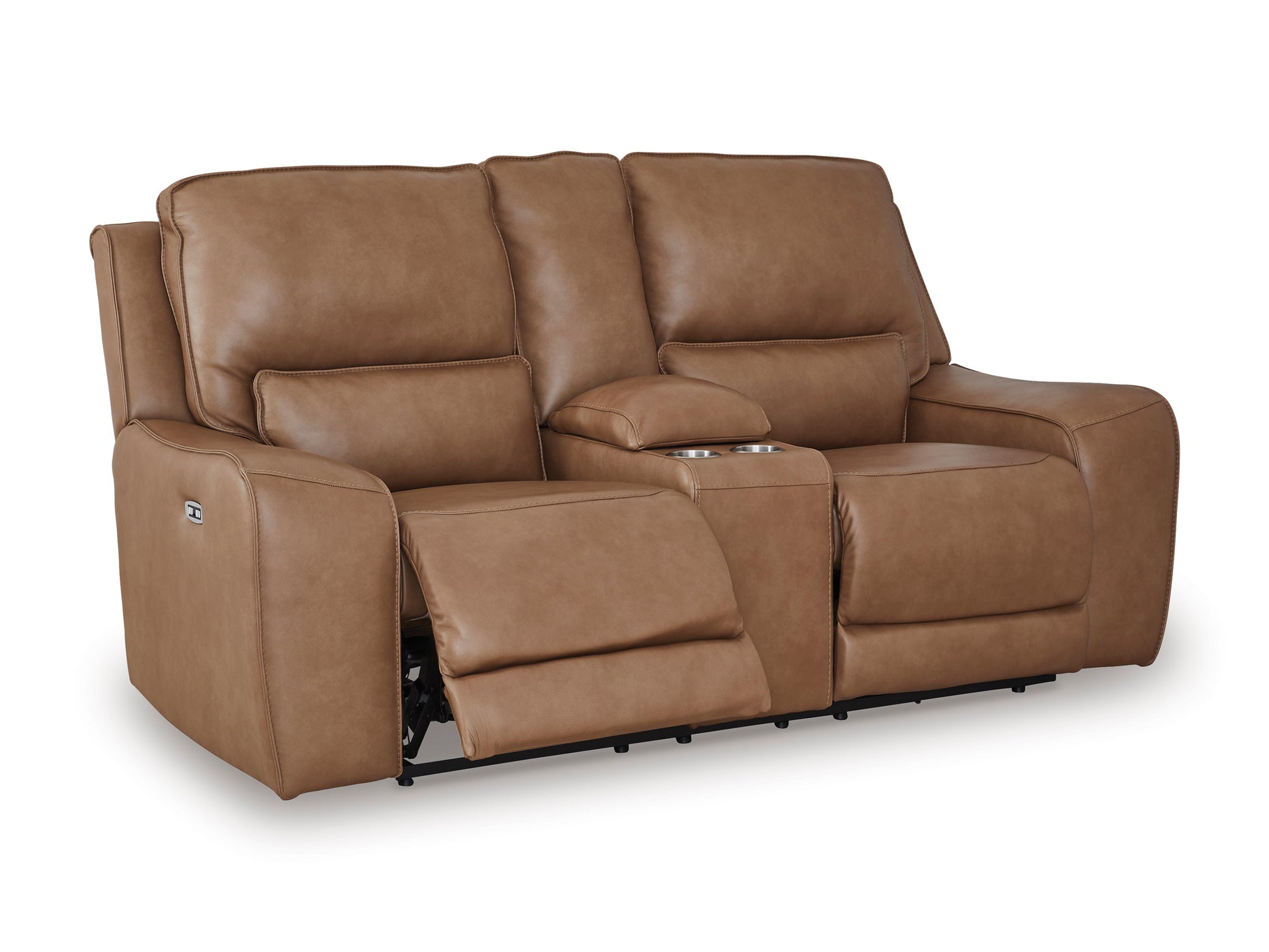 Silverbrooke Power Reclining Console Loveseat