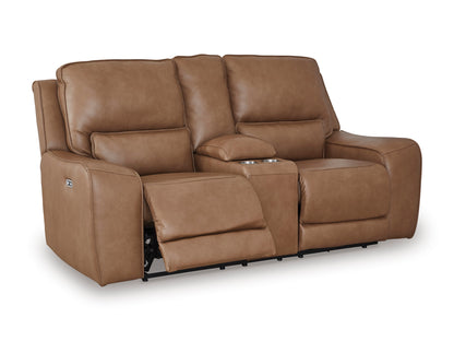 Silverbrooke Power Reclining Console Loveseat