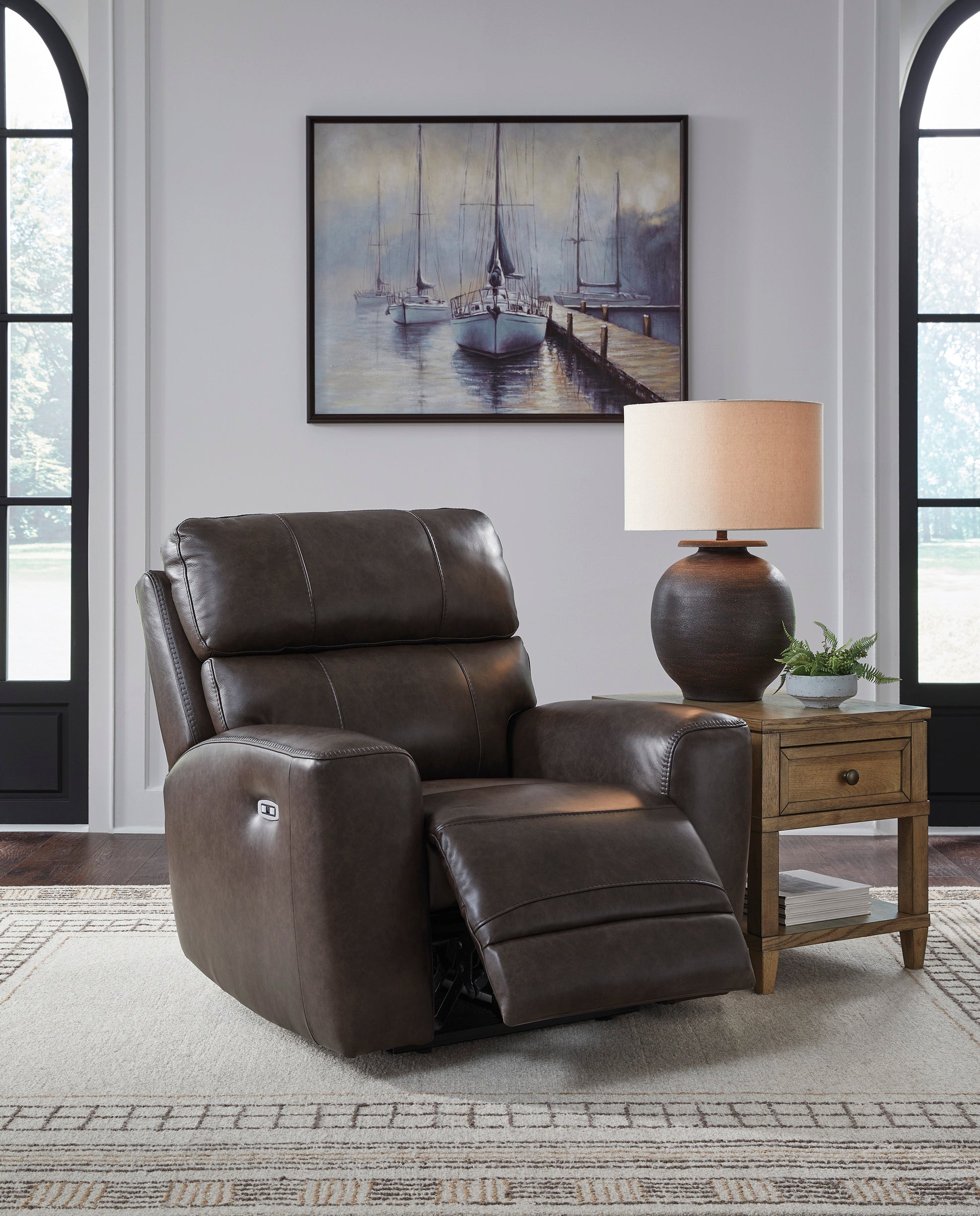 Beadel Leather Power Recliner