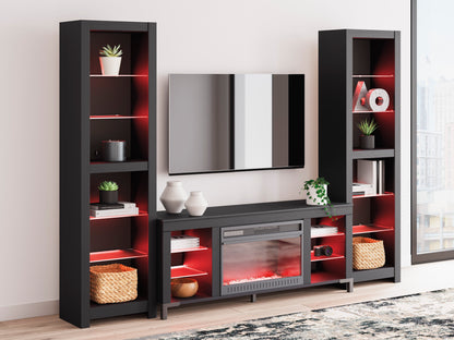 Ashley Cayberry 3-Piece Entertainment Center With Electric Fireplace
