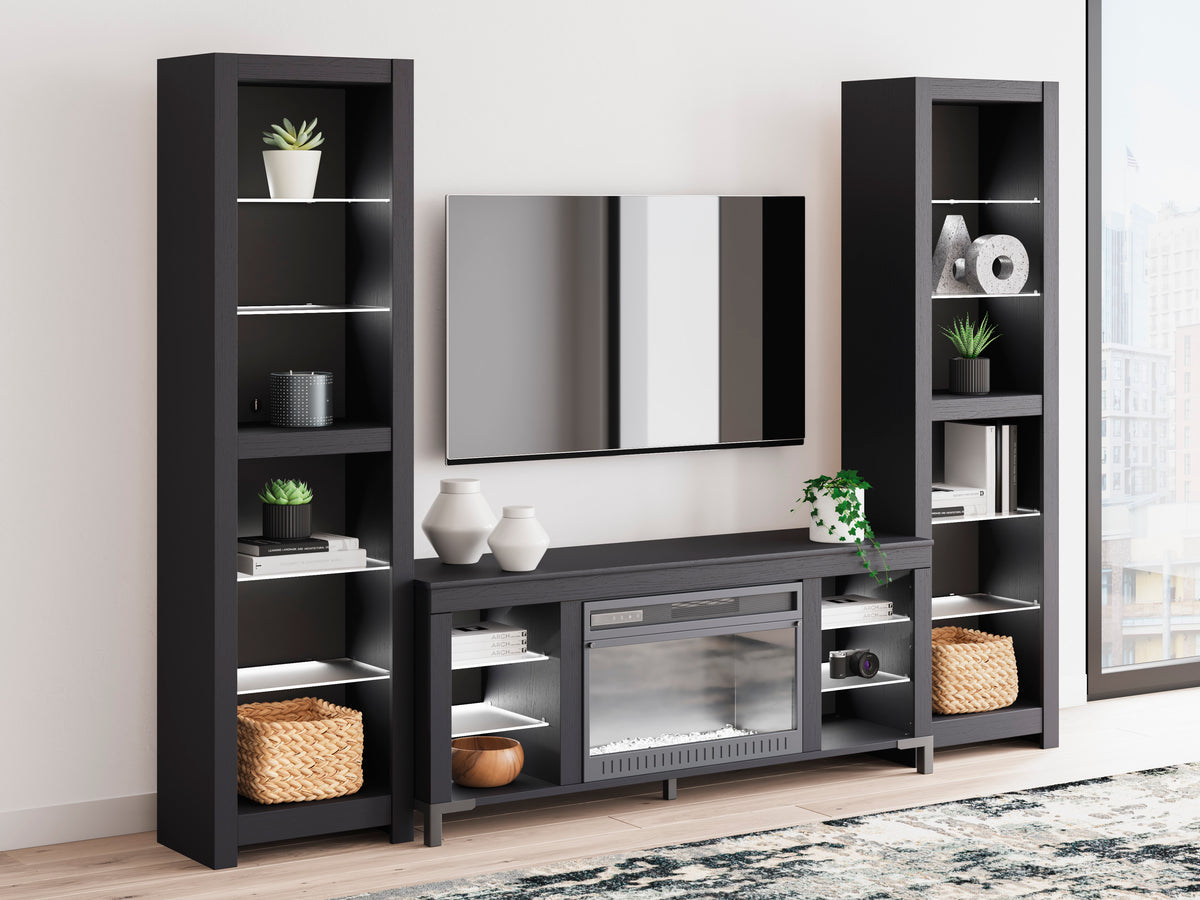 Ashley Cayberry 3-Piece Entertainment Center With Electric Fireplace