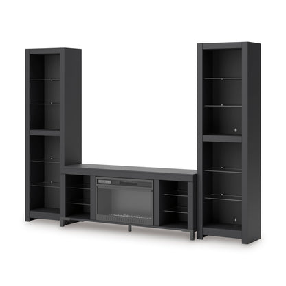 Ashley Cayberry 3-Piece Entertainment Center With Electric Fireplace