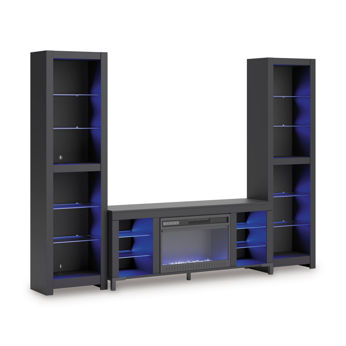 Ashley Cayberry 3-Piece Entertainment Center With Electric Fireplace