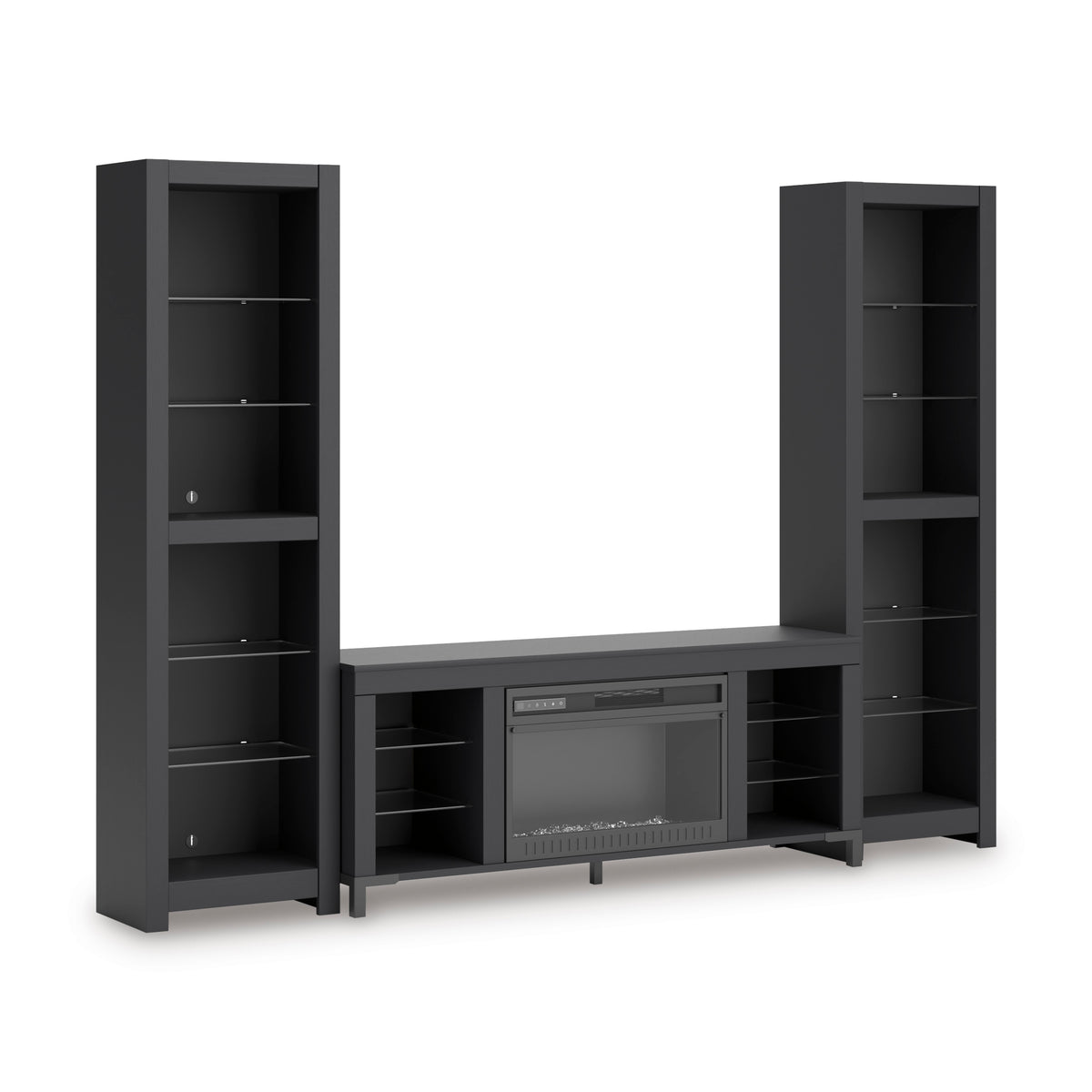 Ashley Cayberry 3-Piece Entertainment Center With Electric Fireplace