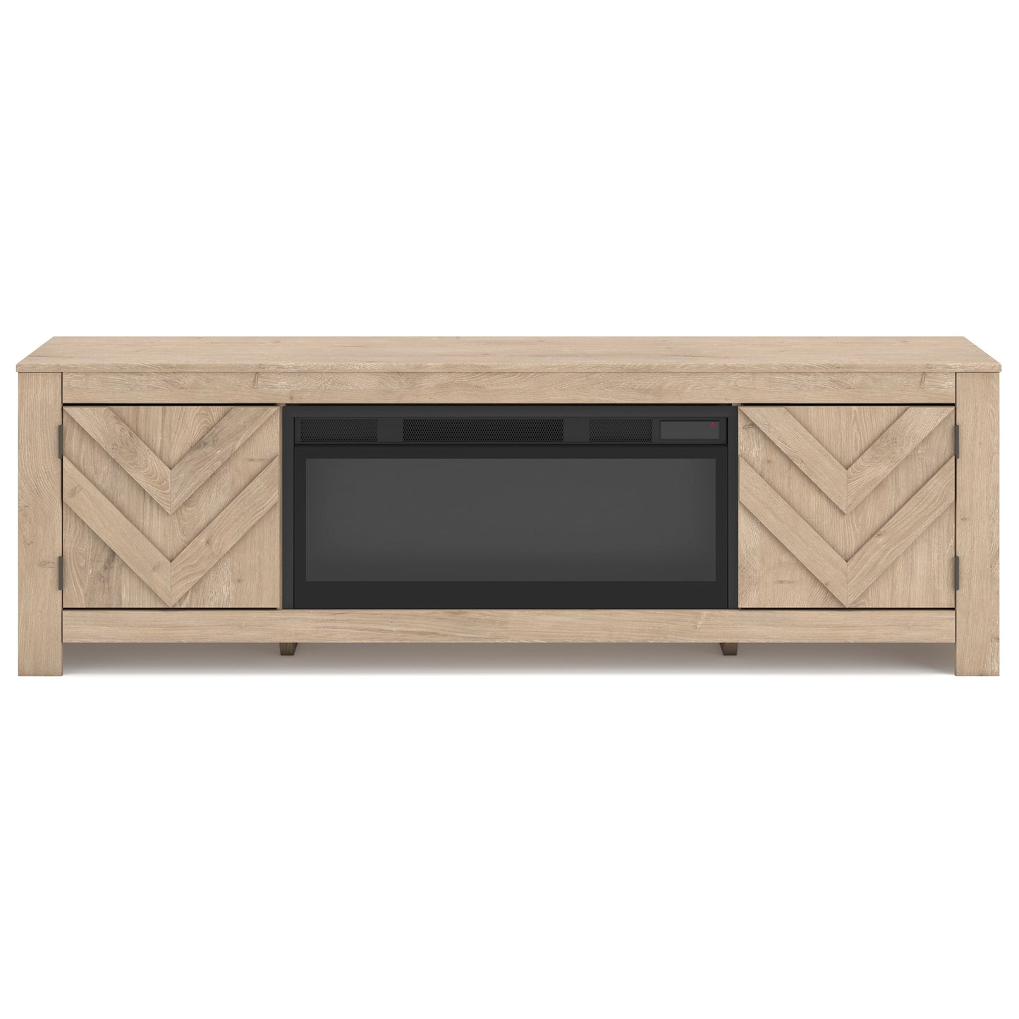 Cayboni Large TV Stand with Fireplace Option