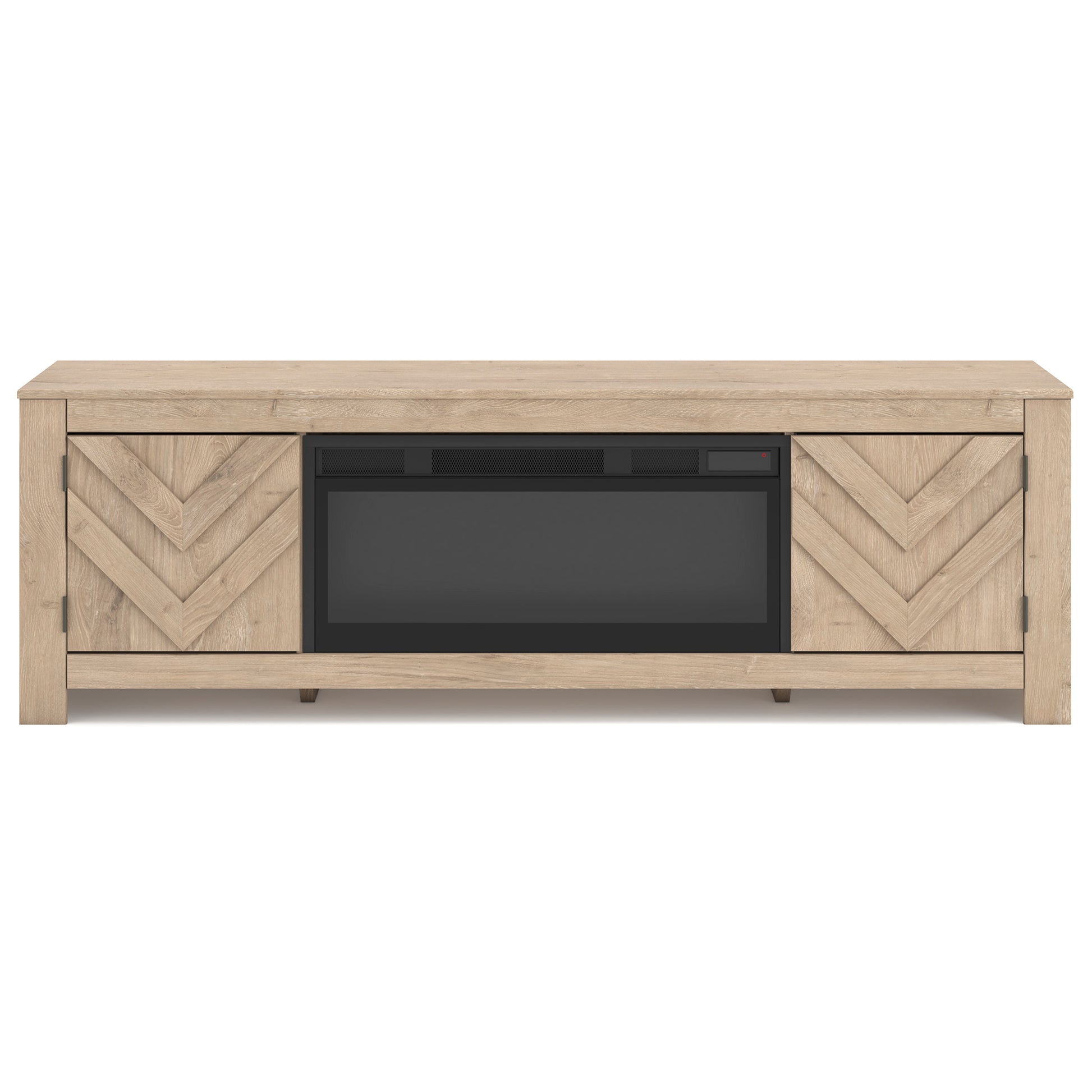 Cayboni Large TV Stand with Fireplace Option