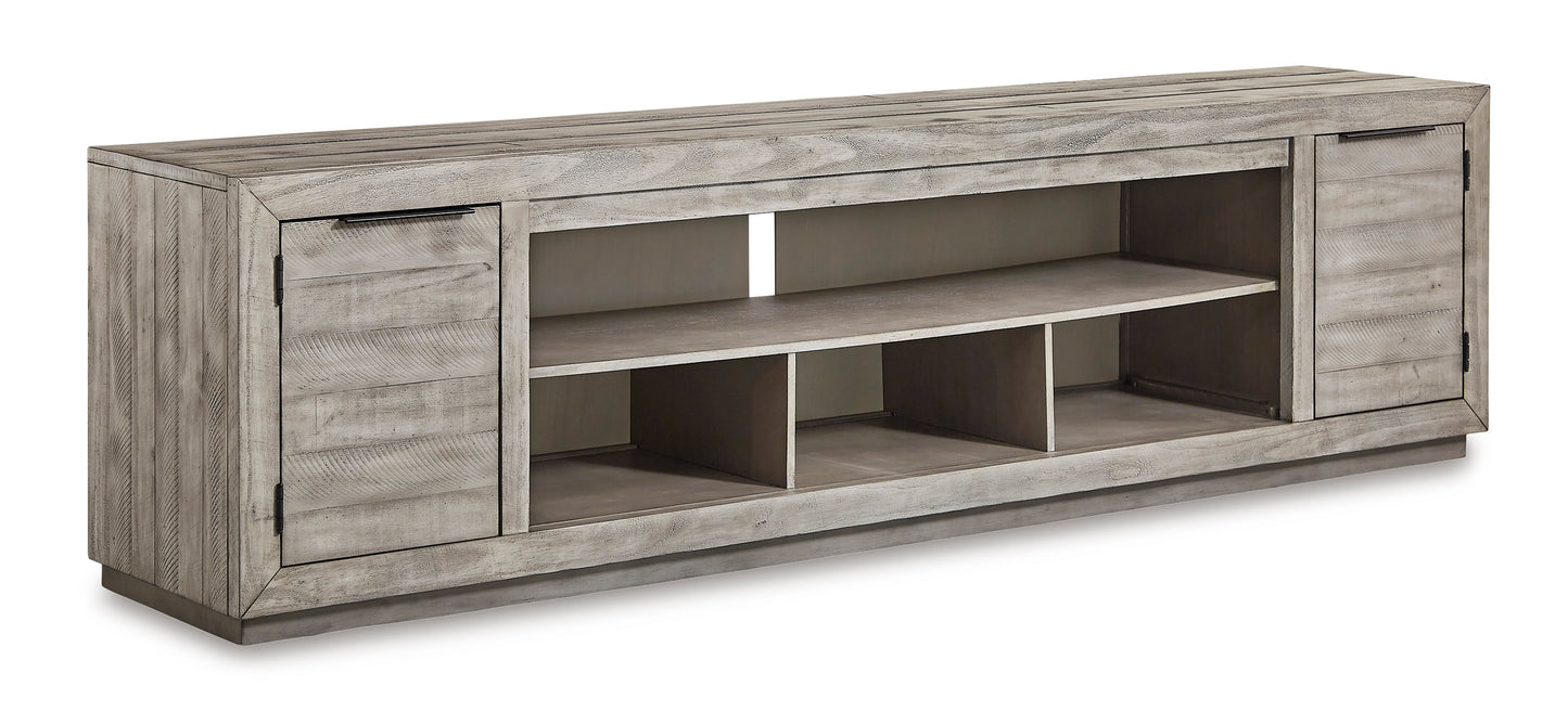 Naydell XL TV Stand with Fireplace Option