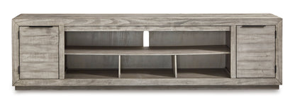 Naydell XL TV Stand with Fireplace Option