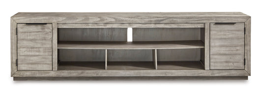 Naydell XL TV Stand with Fireplace Option