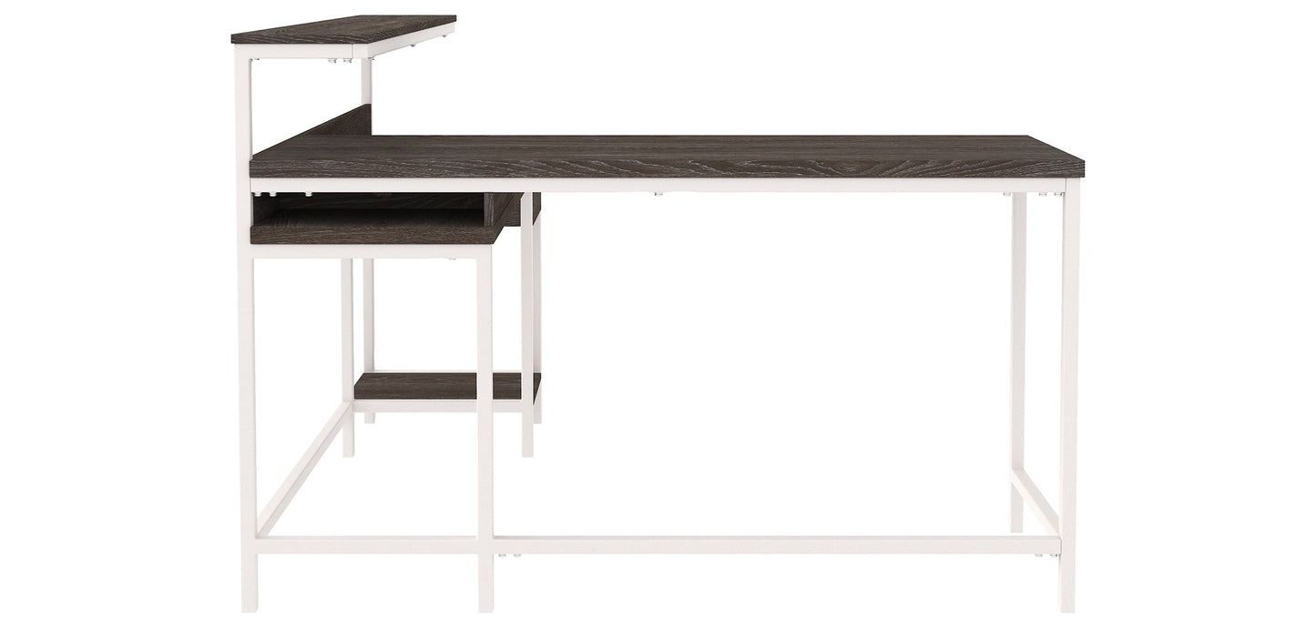 Dorrinson Home Office L-Desk with Storage