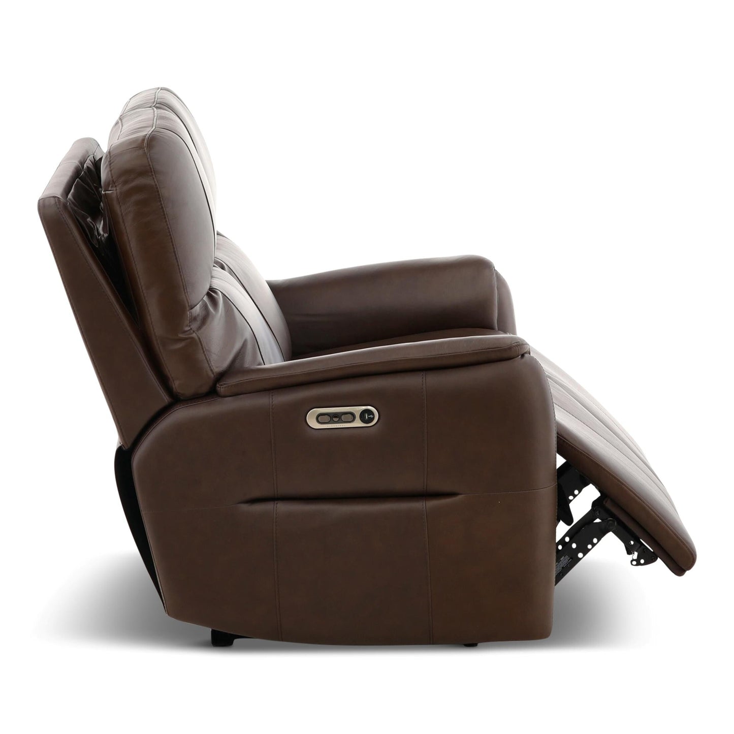 Walker Leather Power Reclining Loveseat