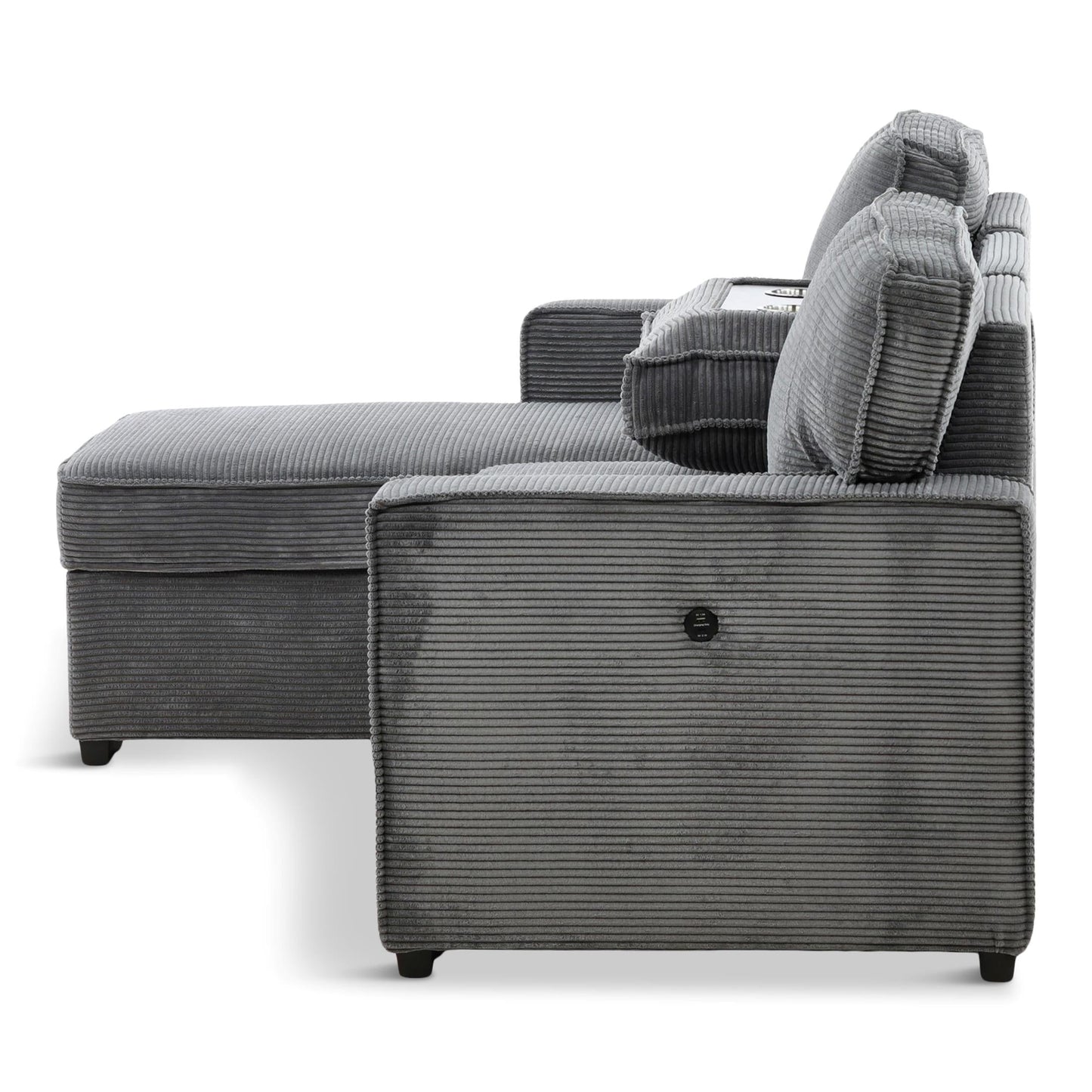 Amir 2-Piece Sectional With Sofa Bed