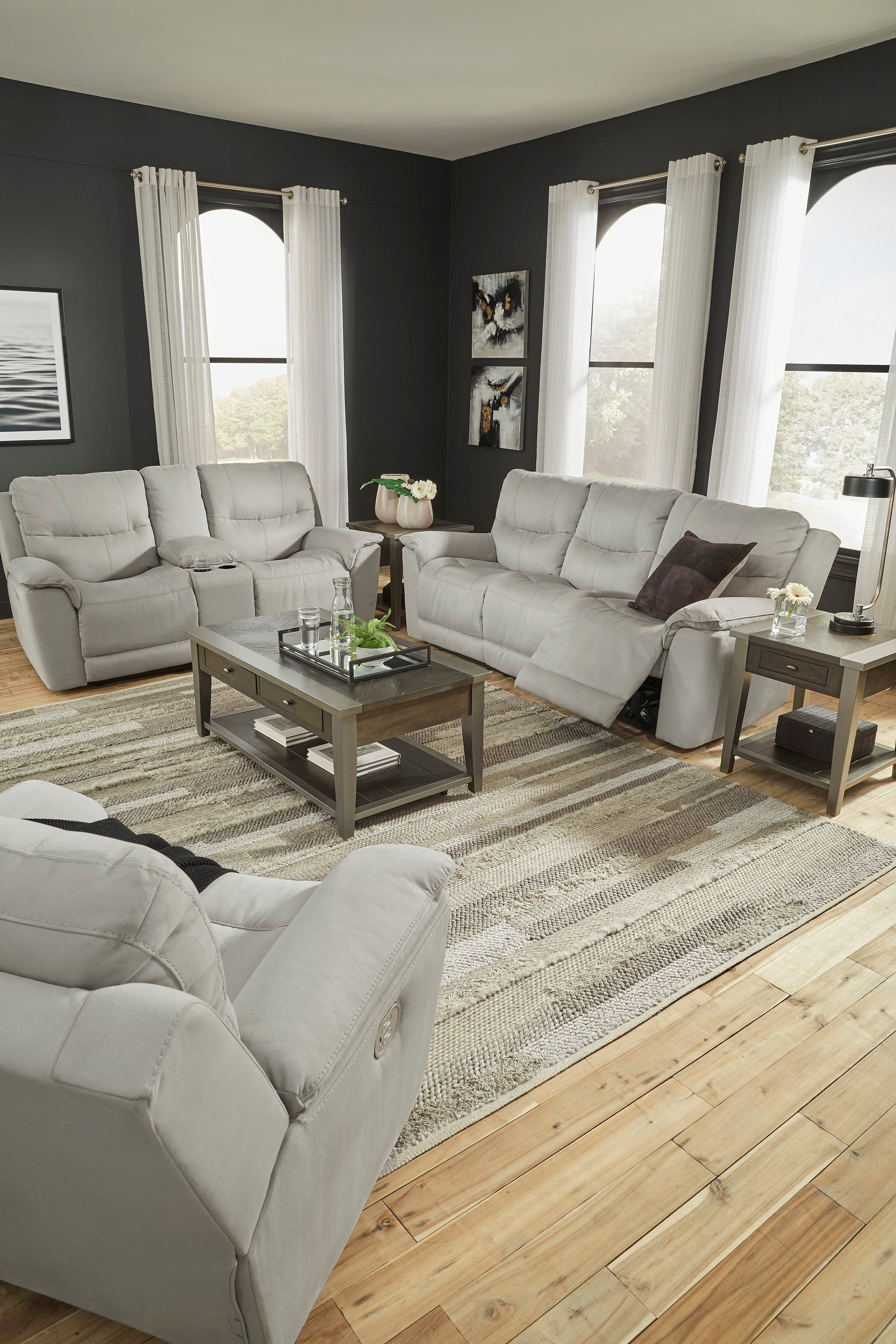 PWR REC LOVESEAT/CON/ADJ HDRST