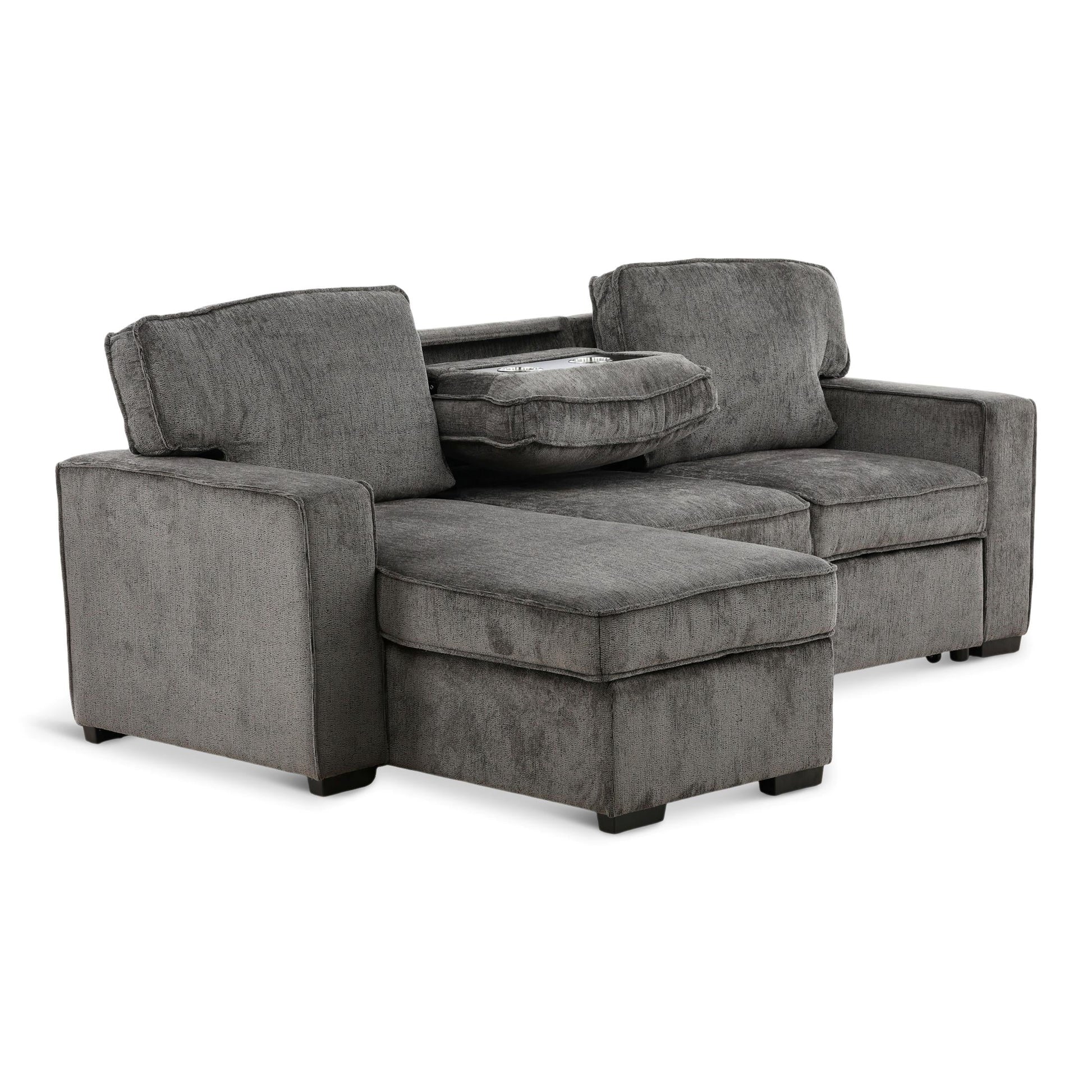 Amir 2-Piece Sectional With Sofa Bed