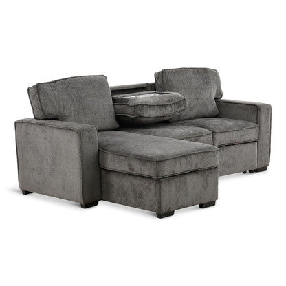 Amir 2-Piece Sectional With Sofa Bed