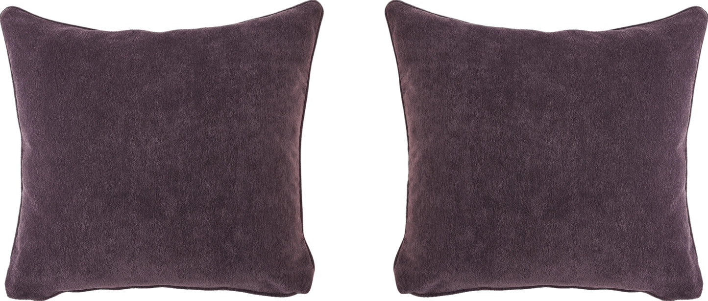Vivienne Featherblend Pillows (Set of 2) Aubergine
