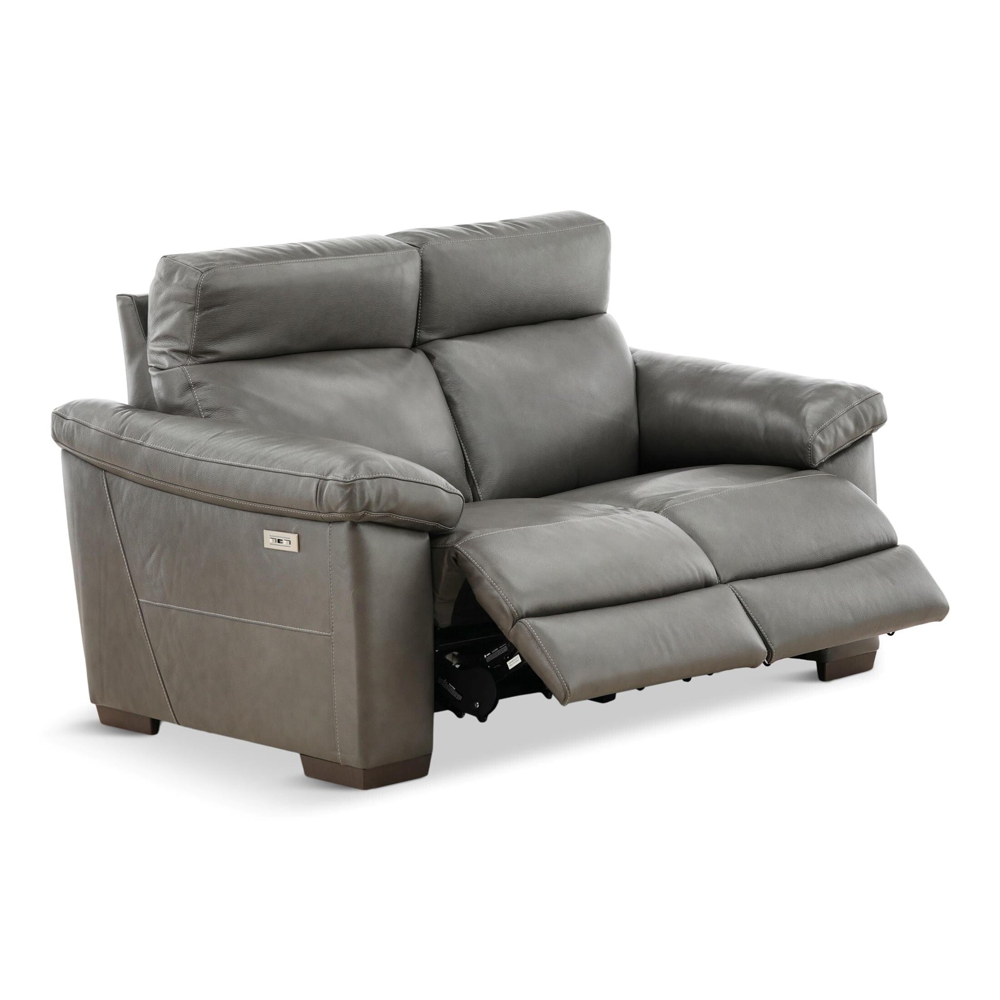 Estremo Leather Power Reclining Loveseat