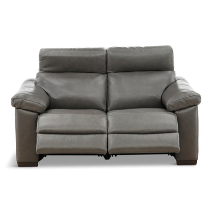 Estremo Leather Power Reclining Loveseat