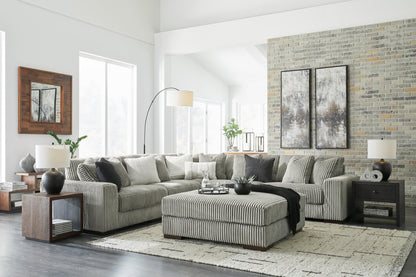 Lindyn 5-Piece Fog Sectional with Chaise