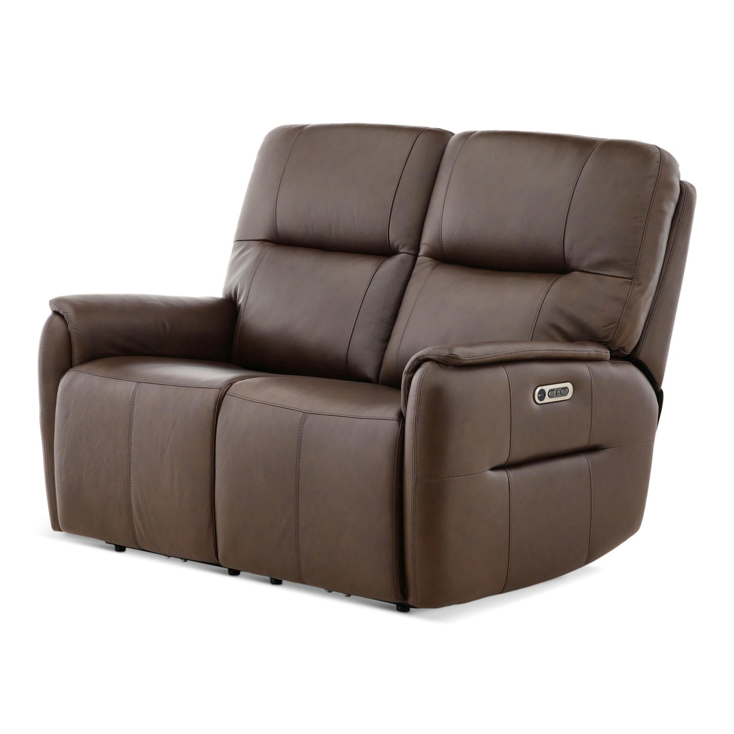 Walker Leather Power Reclining Loveseat