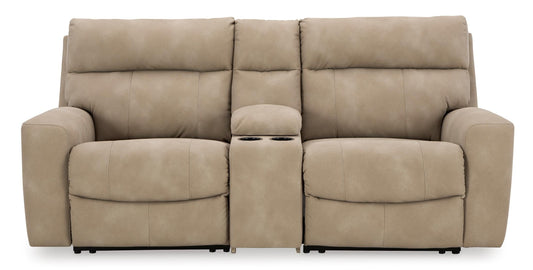 Next-Gen Durapella Power Reclining Console Loveseat