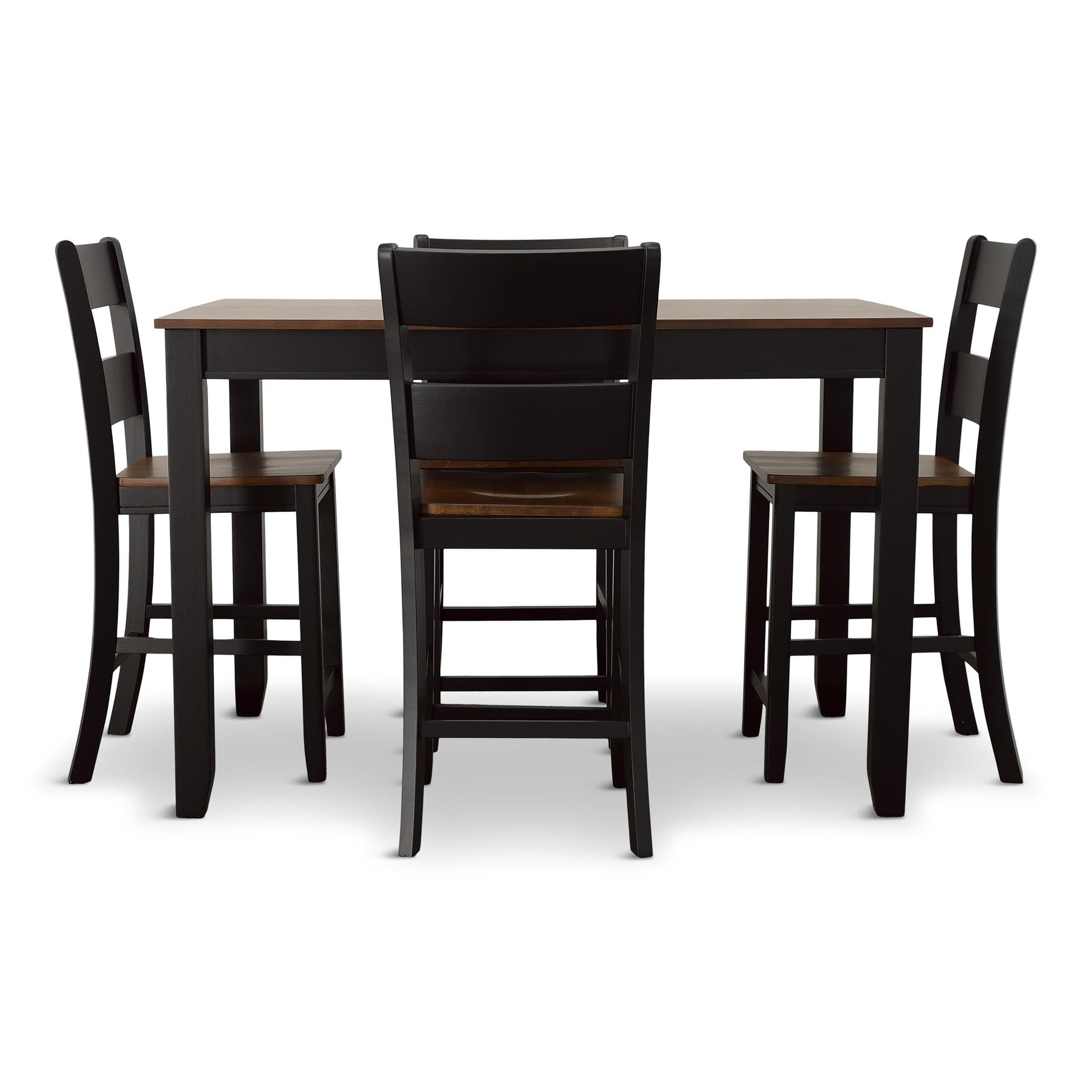 Rowan 5-Piece Counter Dining Set - Black