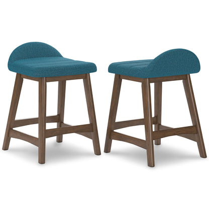 Lyncott Counter Height Bar Stool (Set of 2)